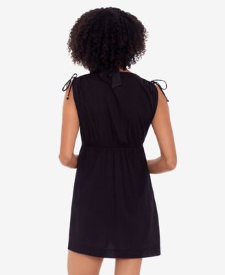 Lauren by Ralph Lauren Crushed Farrah Swim Cover-Up Dress
