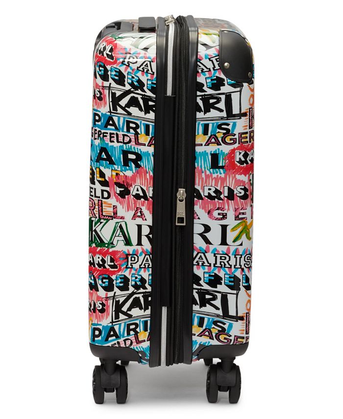 KARL LAGERFELD PARIS 20" Logo Explosion CarryOn Upright Macy's