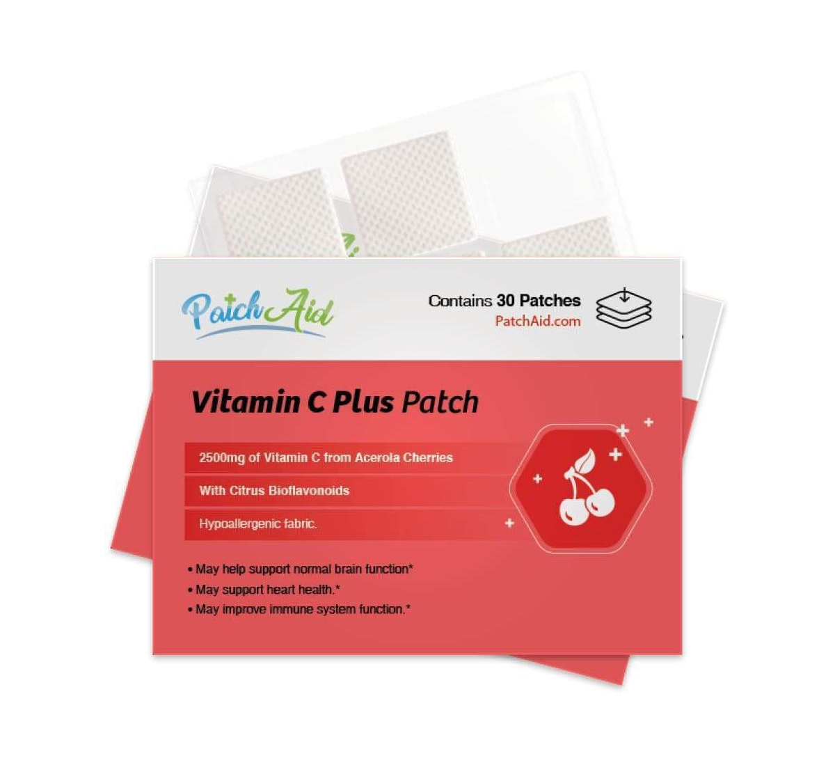 Vitamin C Plus Vitamin Patch by PatchAid (30-Day Supply) - White