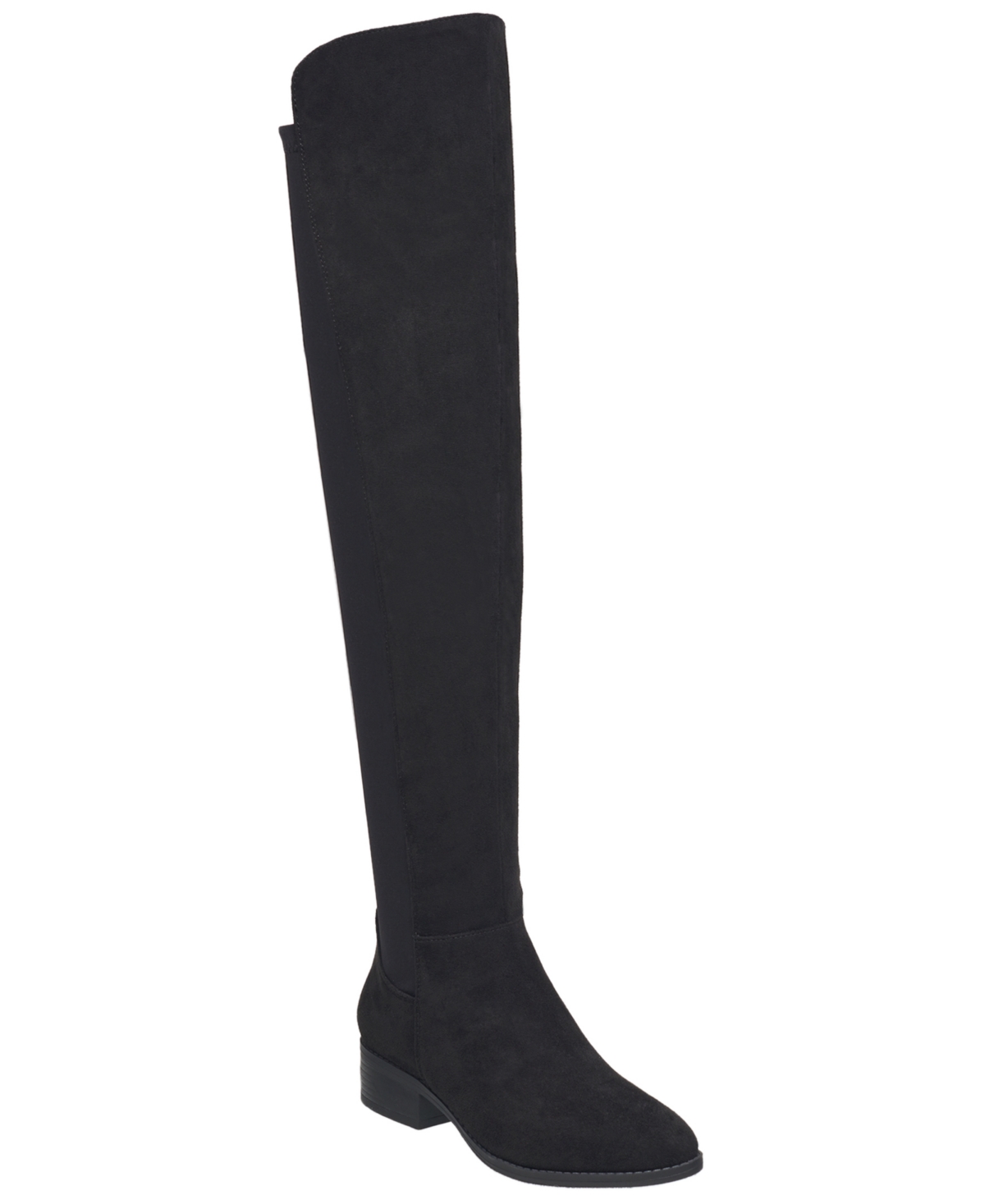 Shop H Halston Women's Emma Faux Leather High Boots In Black