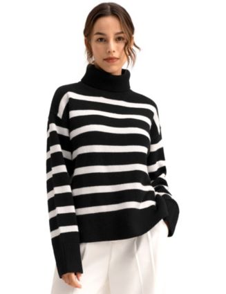 LILYSILK The Tarra Stripe Sweater for Women - Macy's