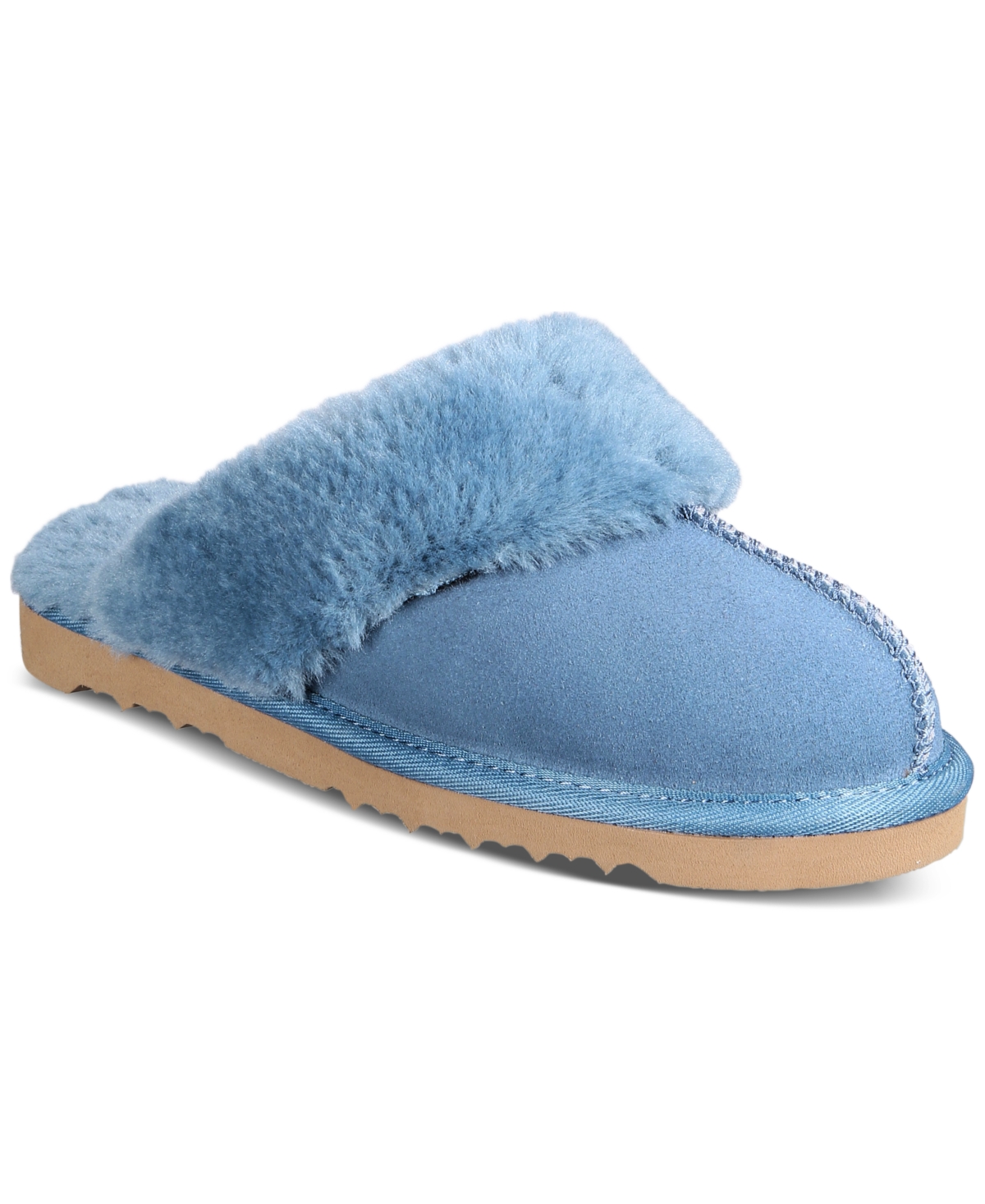 Style & Co Women's Rosiee Slippers, Created For Macy's In Ocean Blue