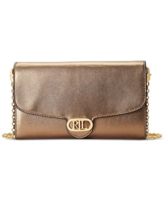 Lauren Ralph Lauren - Adair Small Metallic Leather Crossbody