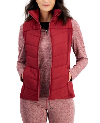 ID Ideology Women\'s Sleeveless Zip-Front Created Puffer Macy\'s for Macy\'s - Vest