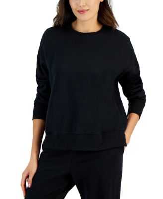 Women's Fleece Crewneck Sweatshirt, Created for Macy's