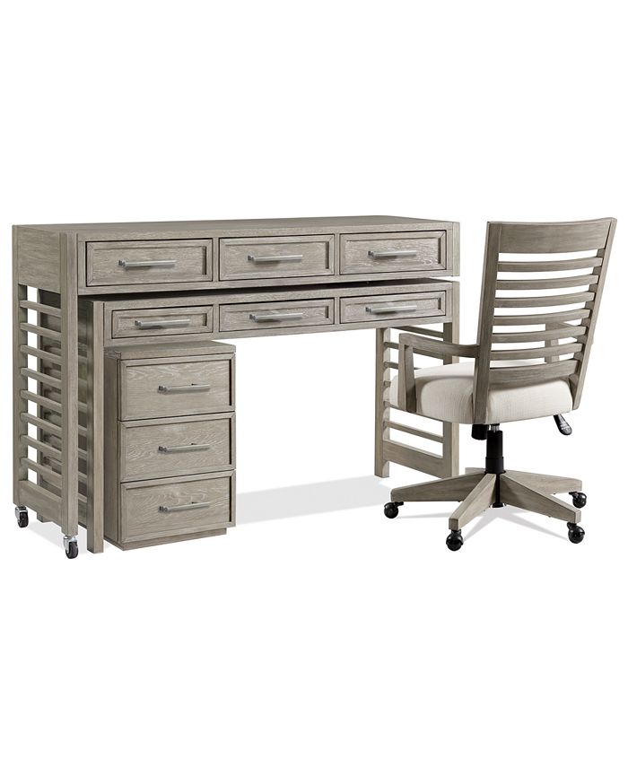 Furniture Fresh Perspectives 2 Piece Swivel Desk Set Macy's