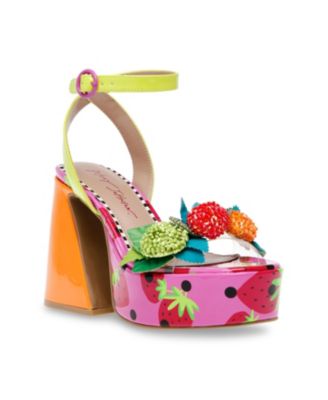 Macy's betsey johnson sandals online