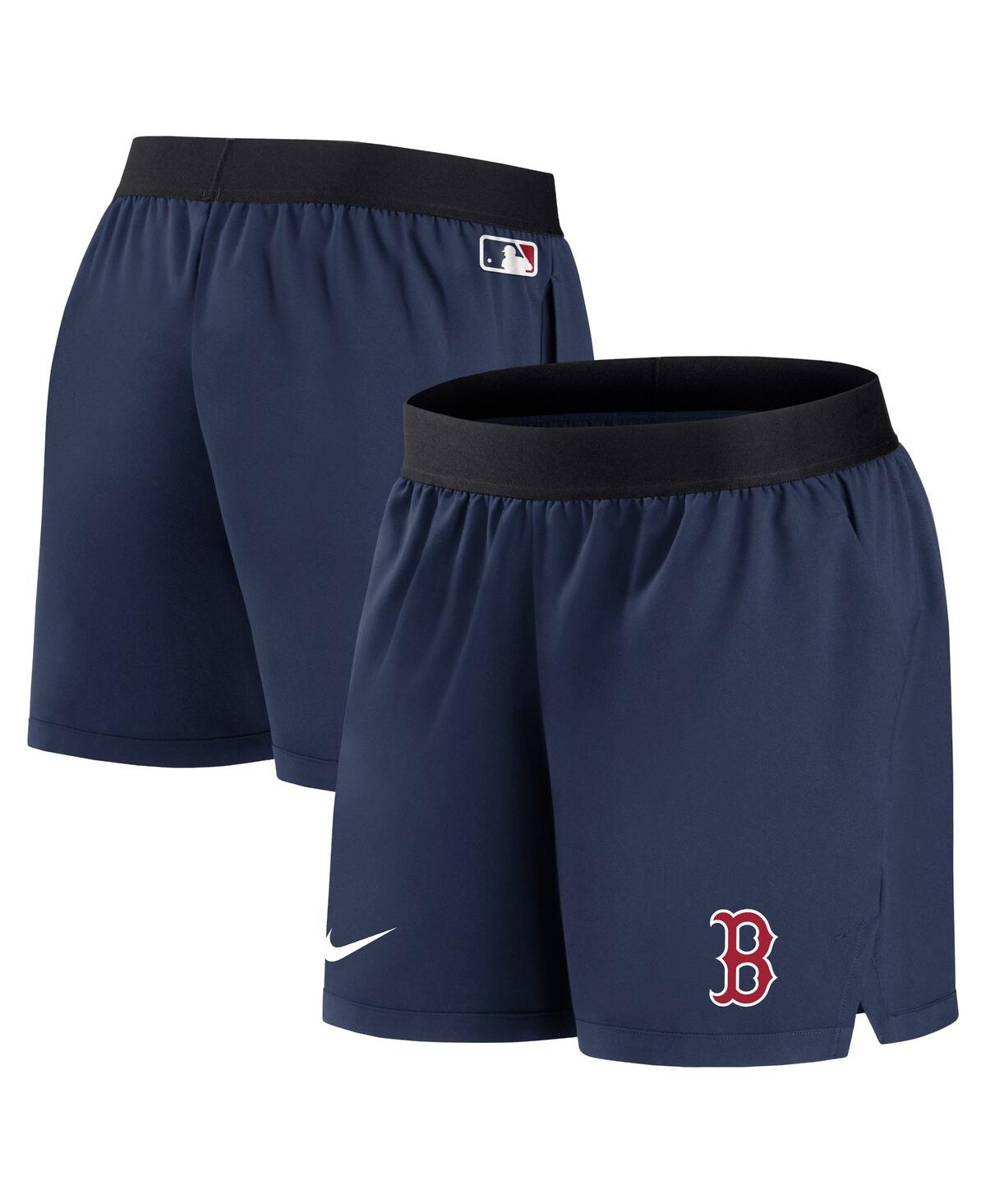 Nike Women's  Navy Boston Red Sox Authentic Collection Team Performance Shorts In Navy