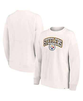 Fanatics Women's Branded White Pittsburgh Steelers Leopard Team Pullover  Sweatshirt - Macy's