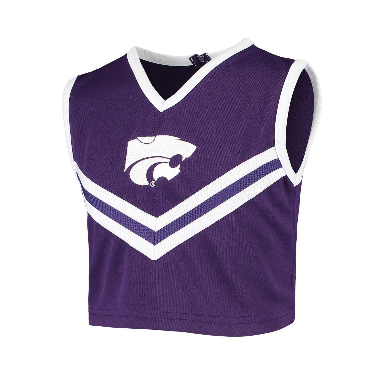 Big Girls Purple Kansas State Wildcats Two-Piece Cheer Set