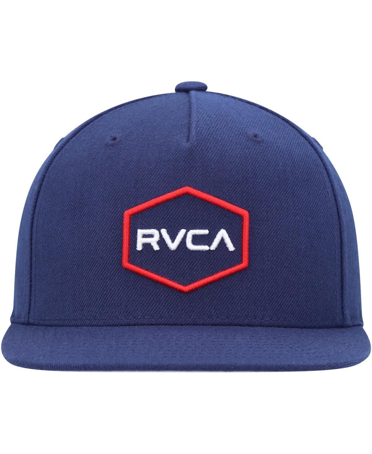 Shop Rvca Big Boys And Girls  Navy Commonwealth Snapback Hat