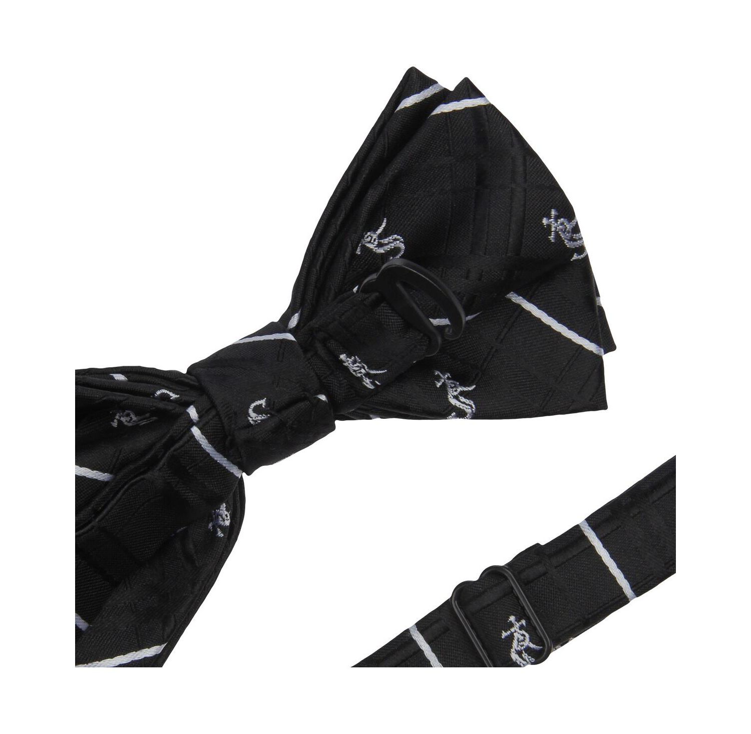 Men's Black Chicago White Sox Oxford Bow Tie