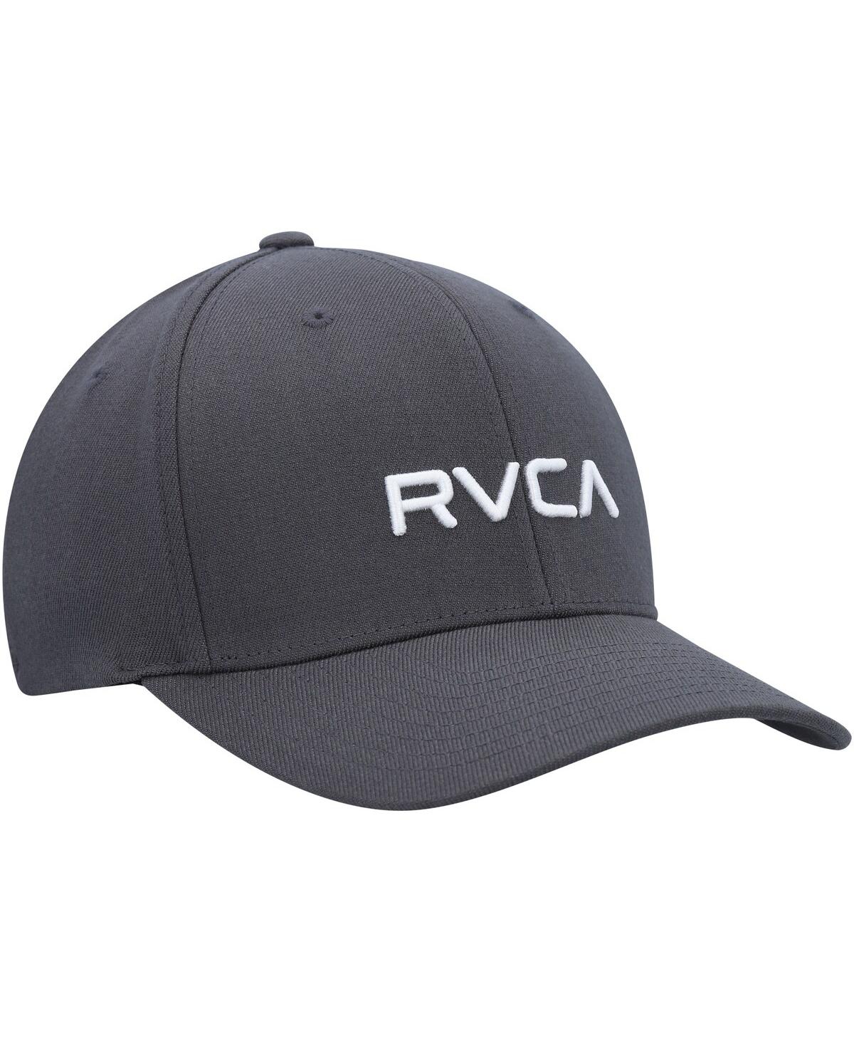 Shop Rvca Men's  Graphite Flex Fit Hat