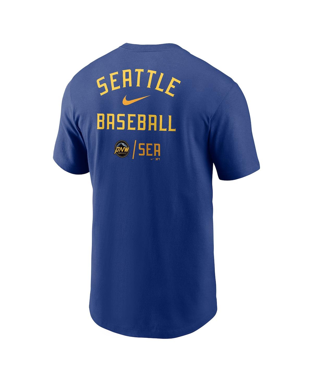 Men's NikeSeattle Mariners 2023 City Connect Double T-shirt - Royal
