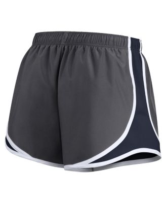 Women's Charcoal Houston Texans Logo Performance Tempo Shorts