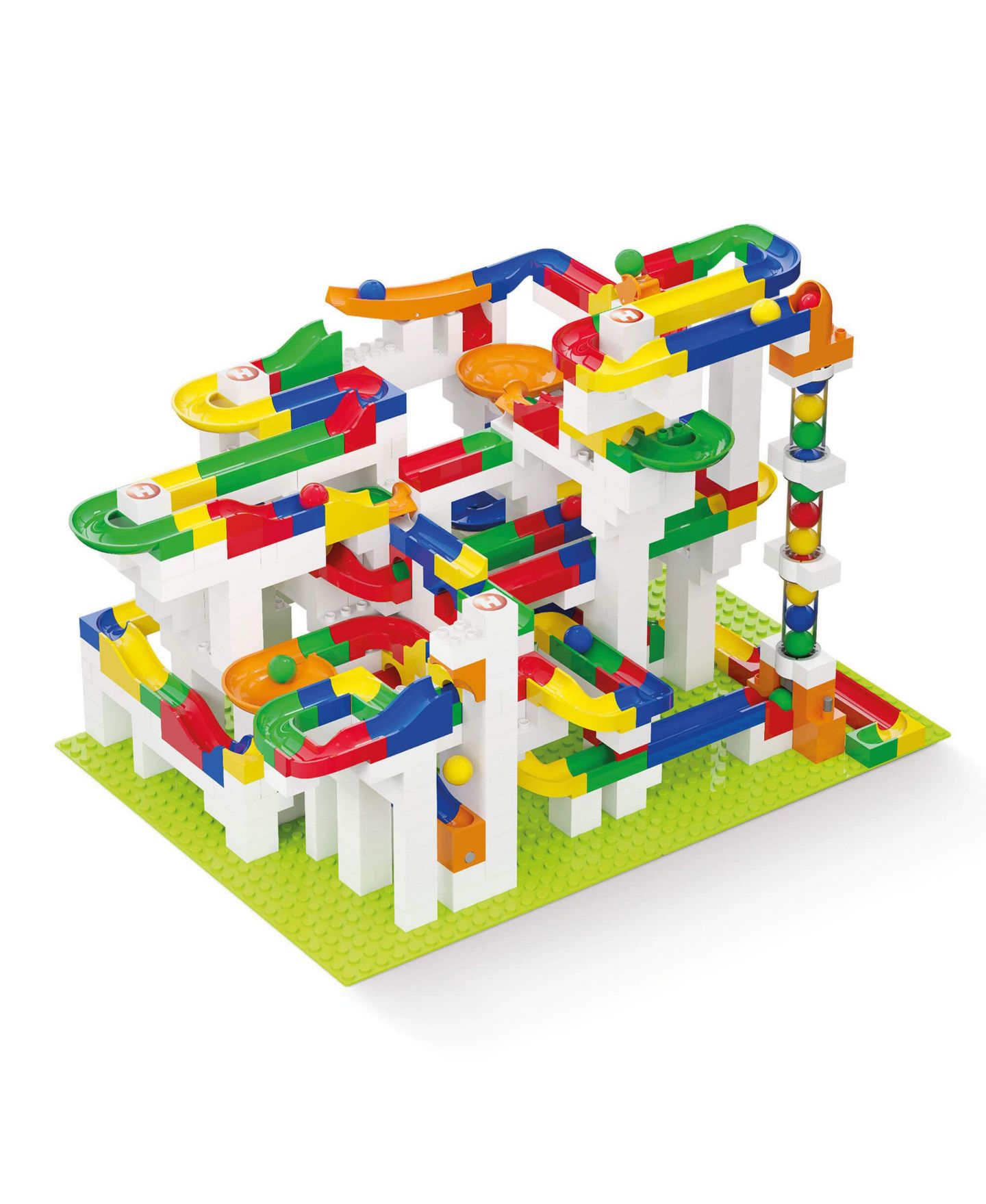 Детский конструктор Hubelino Mega Building Box - 585 Piece Deluxe Marble Run — фото 1
