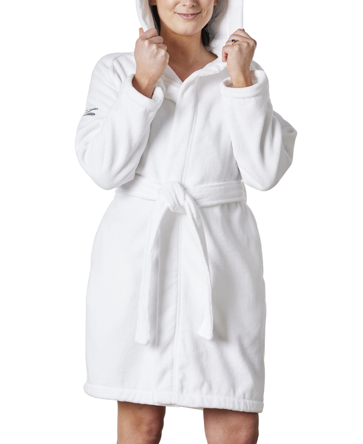 LACOSTE HOME FAIRPLAY COTTON BATH ROBE 