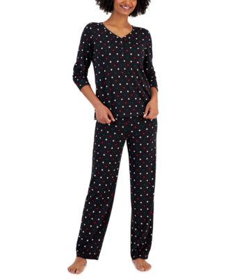 Charter Club - Women's 2-Pc. Printed Pajamas Set