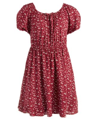 Epic Threads - Toddler & Little Girls Mini Floral-Print Peasant Dress