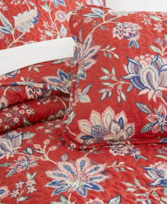 Jacobean Willow Oversized 3-Pc. Quilt Set, Queen