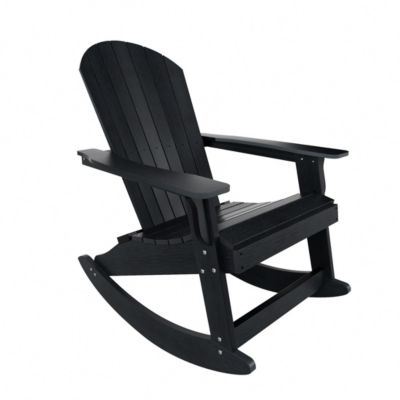 Outdoor Patio All-weather Adirondack Rocking Chair