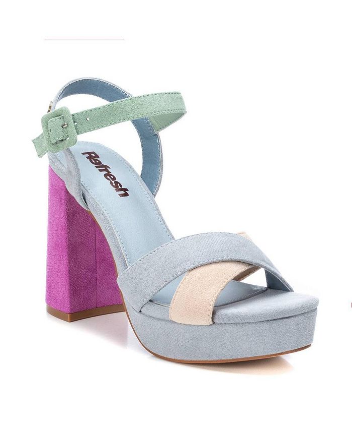 Xti - Women's Heeled Suede Sandals main image 1