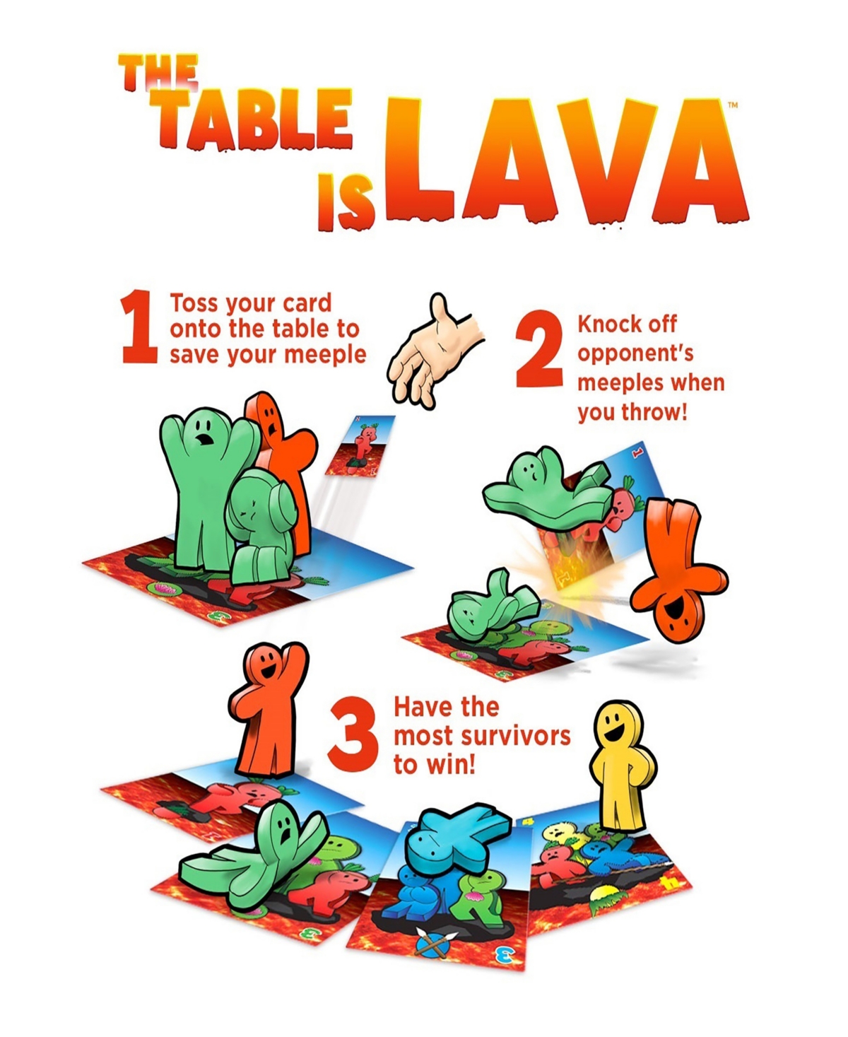 R & R Games The Table Is Lava In No Color