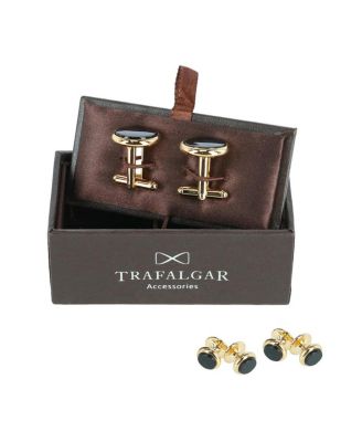 Sutton Genuine Onyx Formal Set (Cufflinks & Tuxedo Studs)