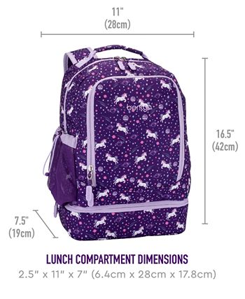 Bentgo Kids Prints Lunch Box & Backpack Rainbows