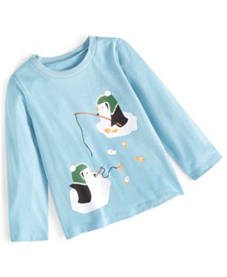 First Impressions - Baby Boys Artic Fishing Long-Sleeve T-Shirt, Created for Macy's