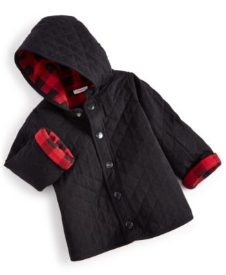 First Impressions - Baby Boys Reversible Buffalo Barn Jacket