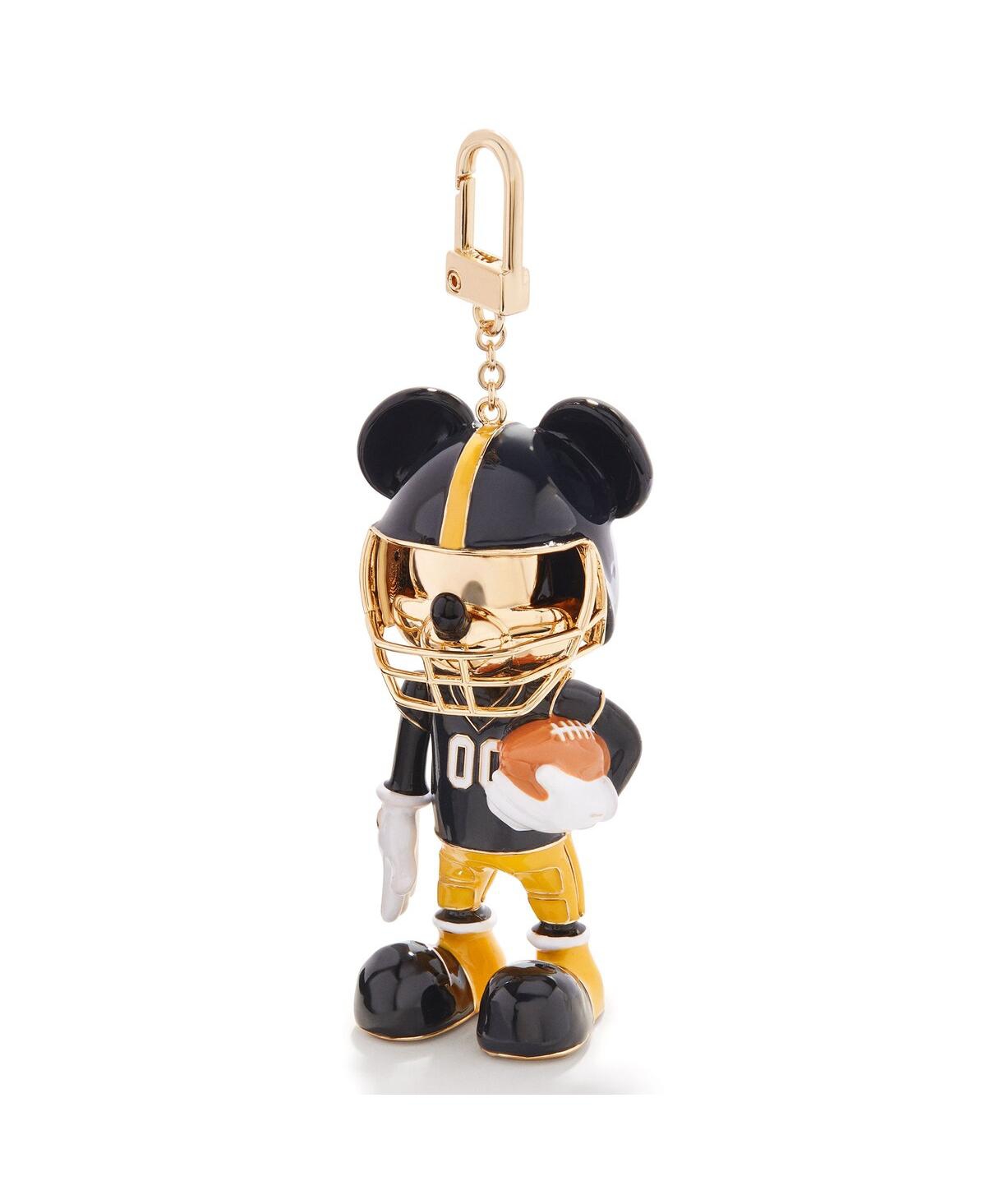Baublebar Pittsburgh Steelers Disney Mickey Mouse Keychain In Black