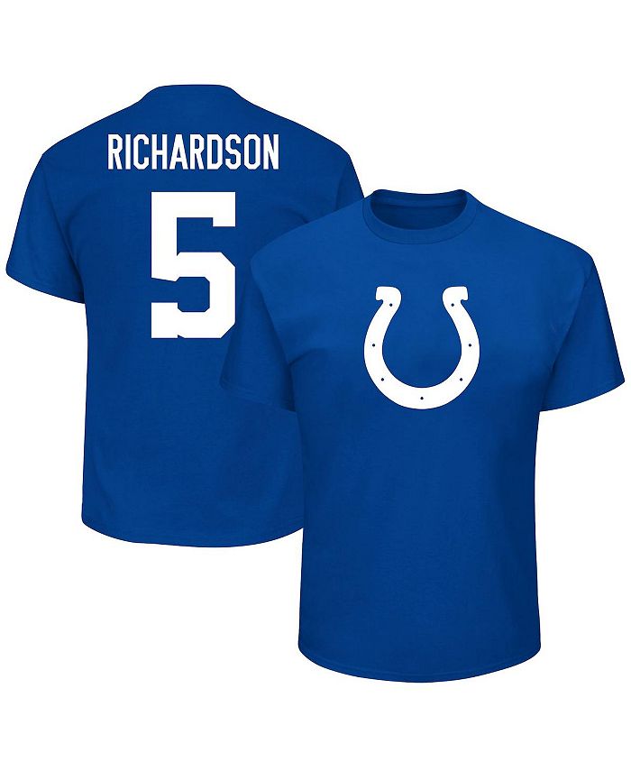 Fanatics Men's Branded Anthony Richardson Royal Indianapolis Colts Big and  Tall Player Name and Number T-shirt - Macy's