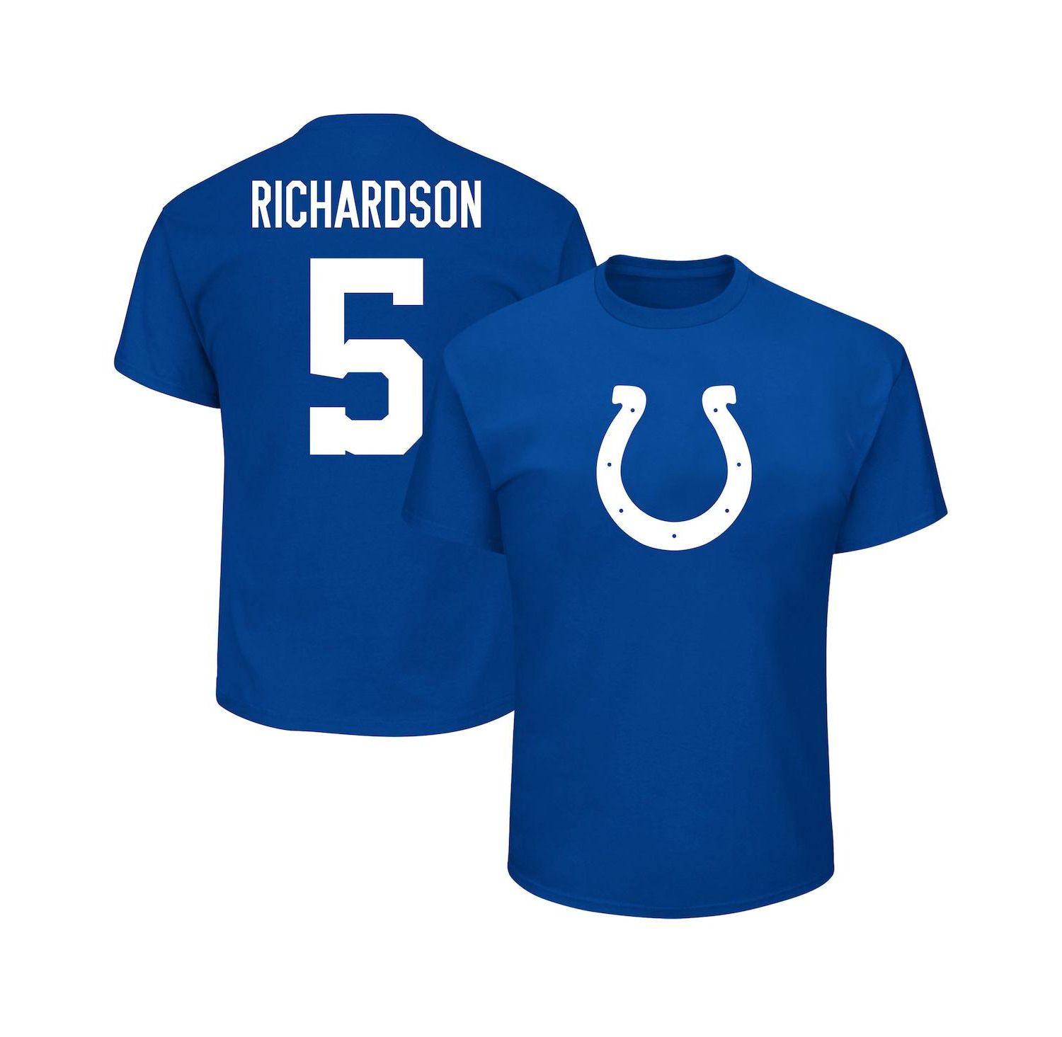 Men's Anthony Richardson Royal Indianapolis Colts Big and Tall Player Name and Number T-shirt