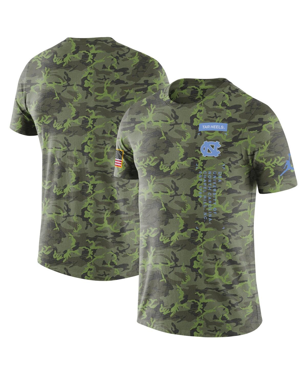 Jordan Men's  Camo North Carolina Tar Heels Military-inspired T-shirt