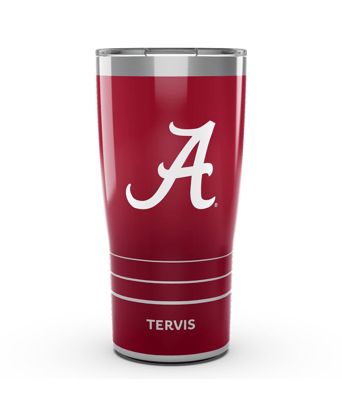 Tervis Tumbler Alabama Crimson Tide 20 oz Ombre Stainless Steel Tumbler In Red,white