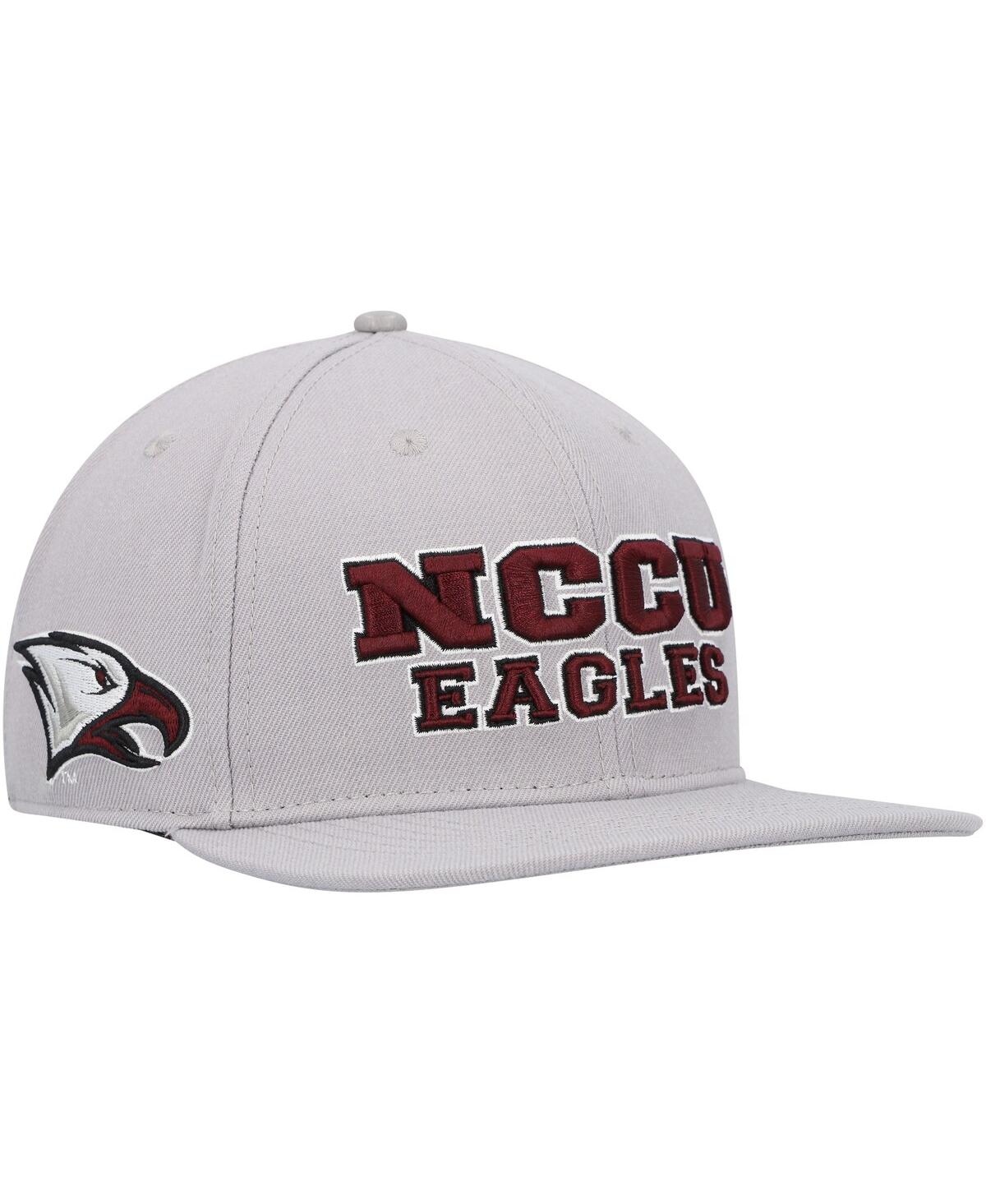 Pro Standard Gray North Carolina Central Eagles Evergreen Nccu Snapback Hat In Gray
