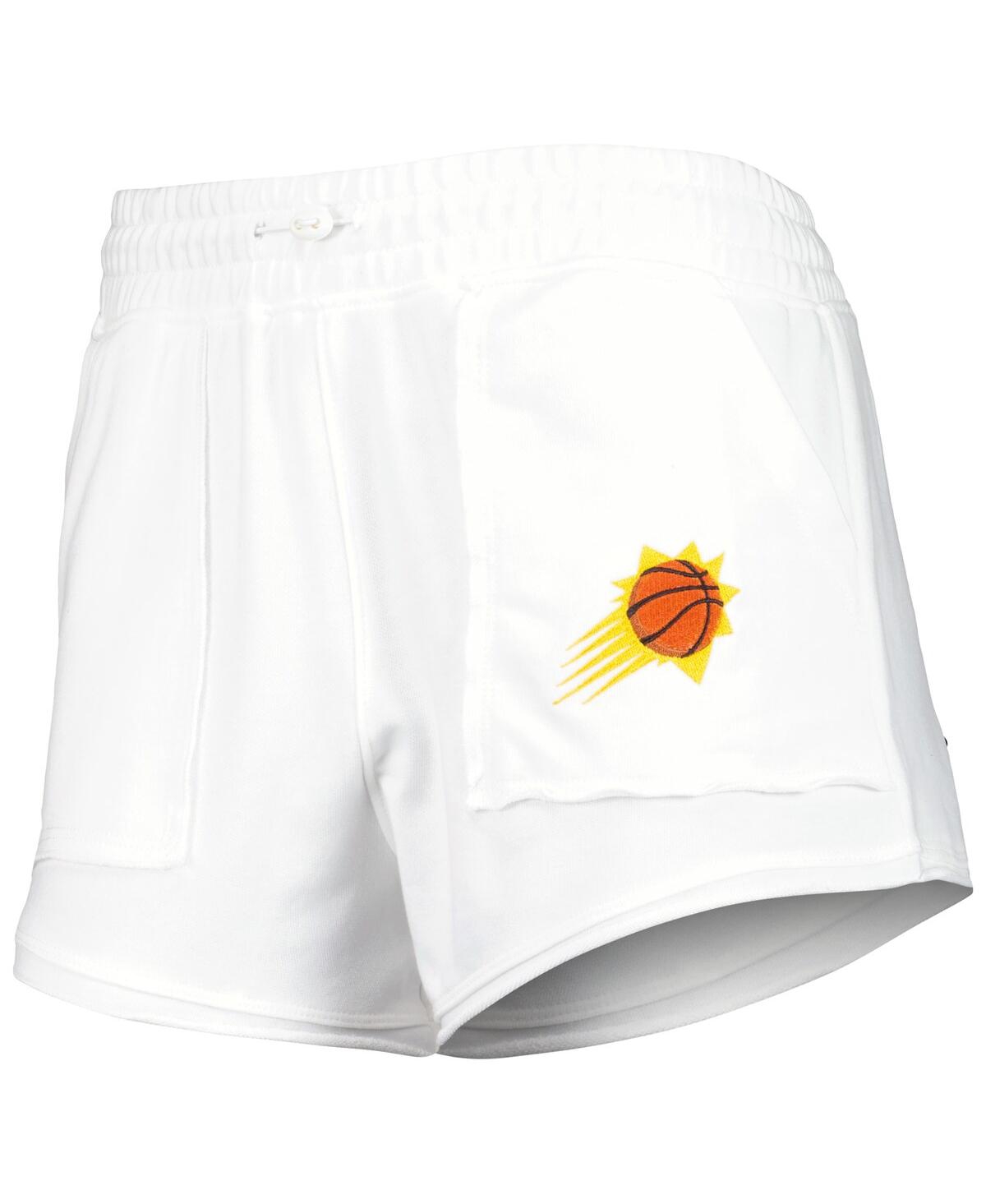 Shop Concepts Sport Women's  White Phoenix Suns Sunray Shorts