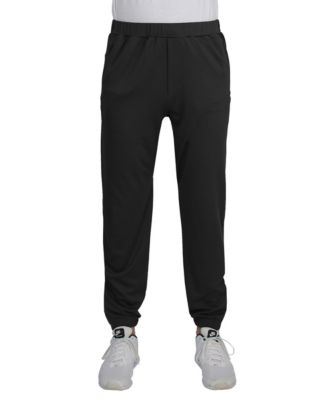 Men's Moisture Wicking Performance Joggers with Reflective Trim Ankle Zippers