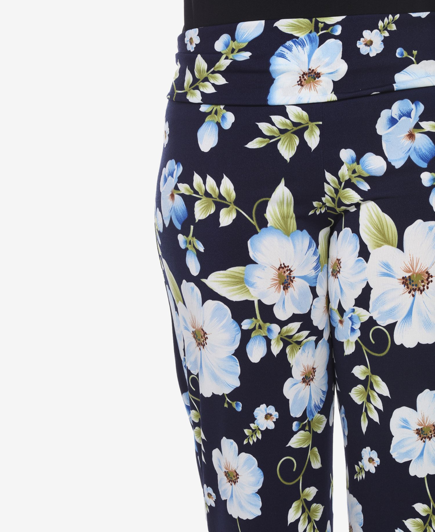 Plus Size Floral Wide Leg Palazzo Pants