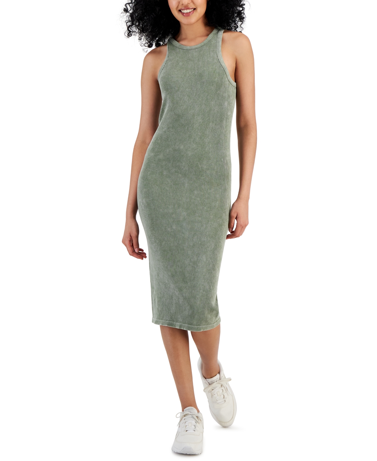 Crave Fame Juniors Ribbed Seamless Midi Dress Smart Closet