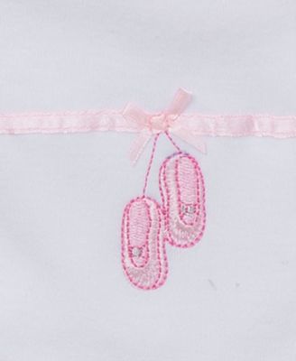 Baby Girls Ballerina Bibs and Burp Cloth, Pack of 3