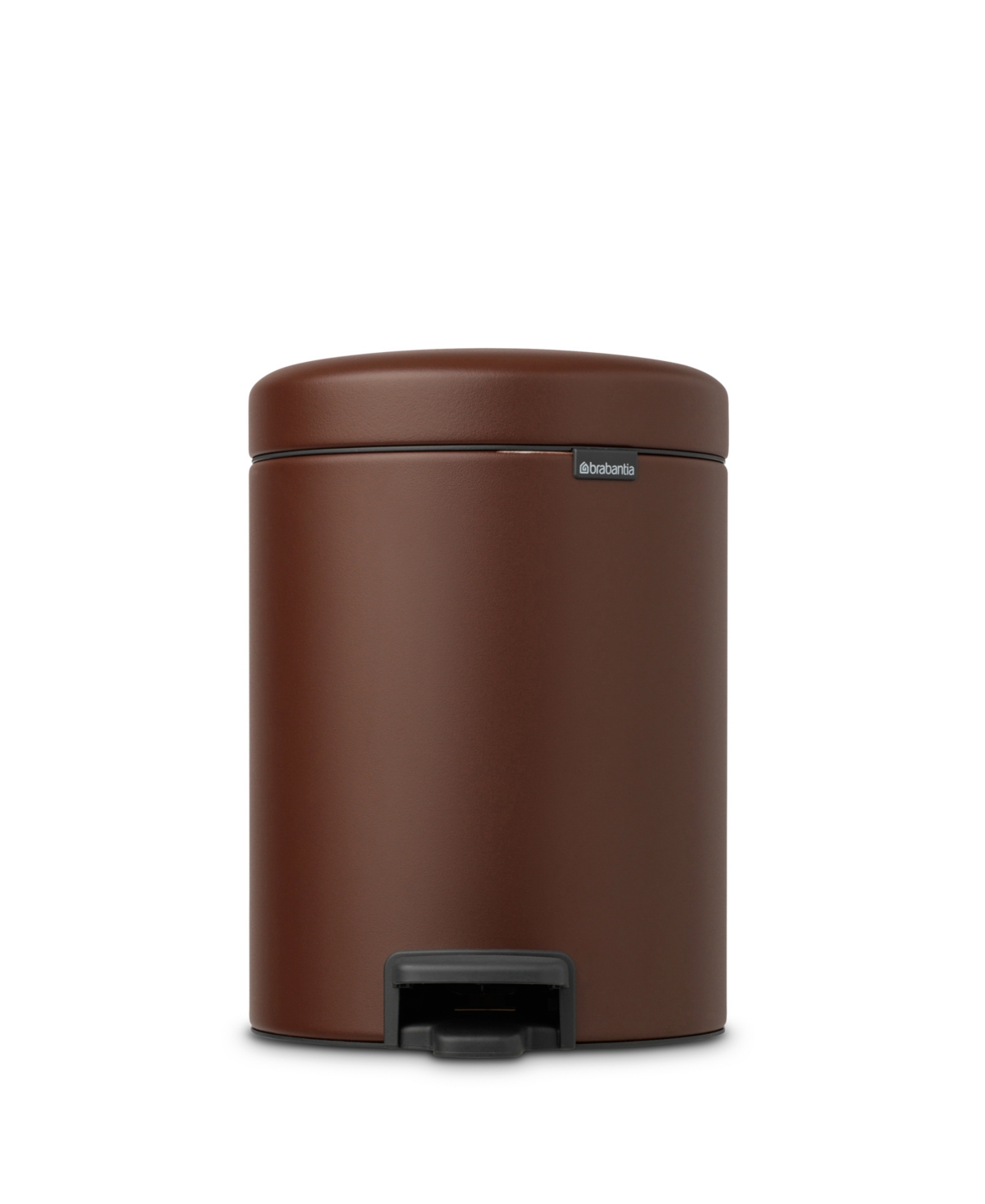Brabantia New Icon Step On Trash Can, 0.8 Gallon, 3 Liter In Mineral Cosy Brown