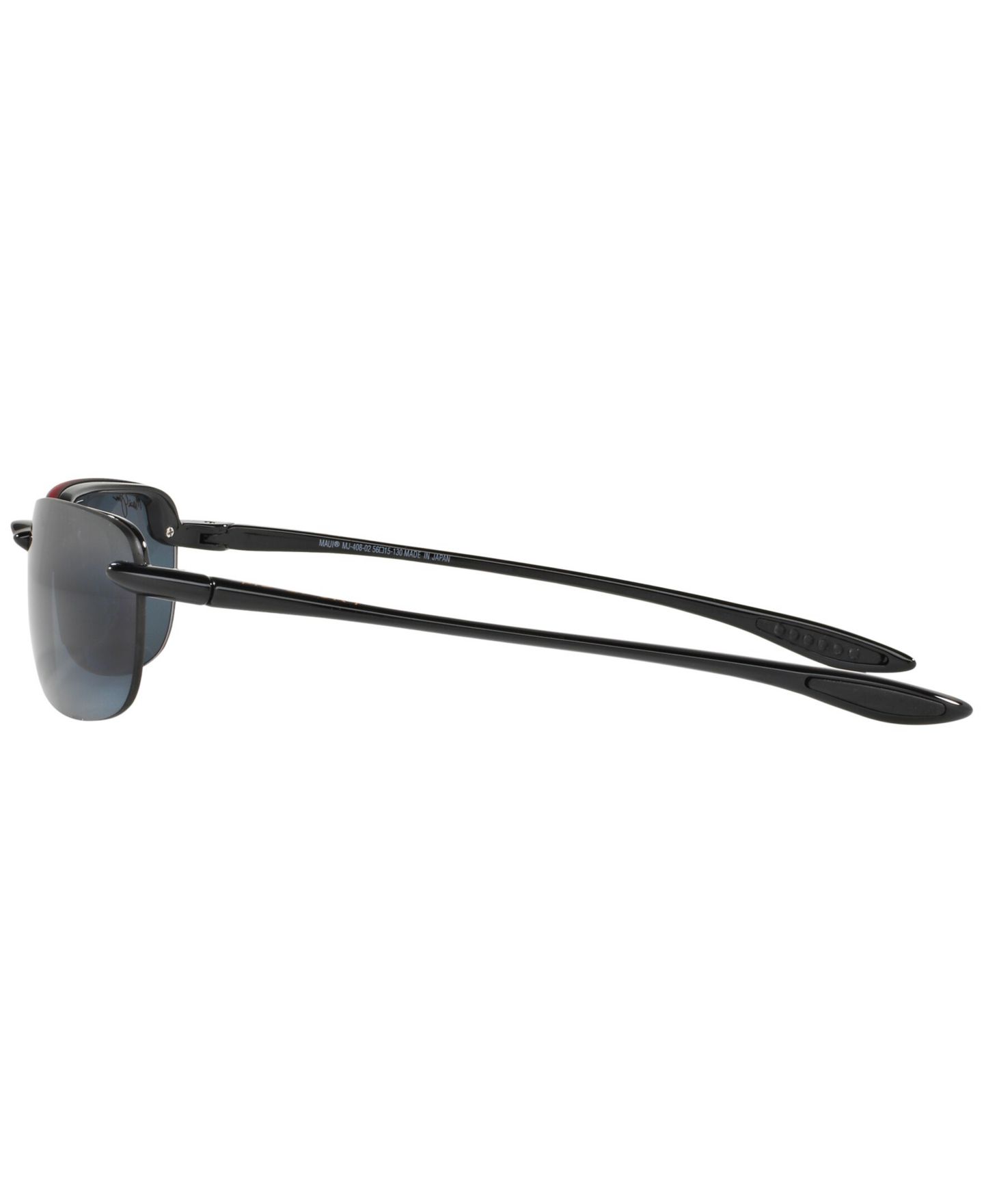Солнцезащитные очки Maui Jim Unisex Polarized Sunglasses, Sandy Beach, цвет: Чёрный серый — фото 2