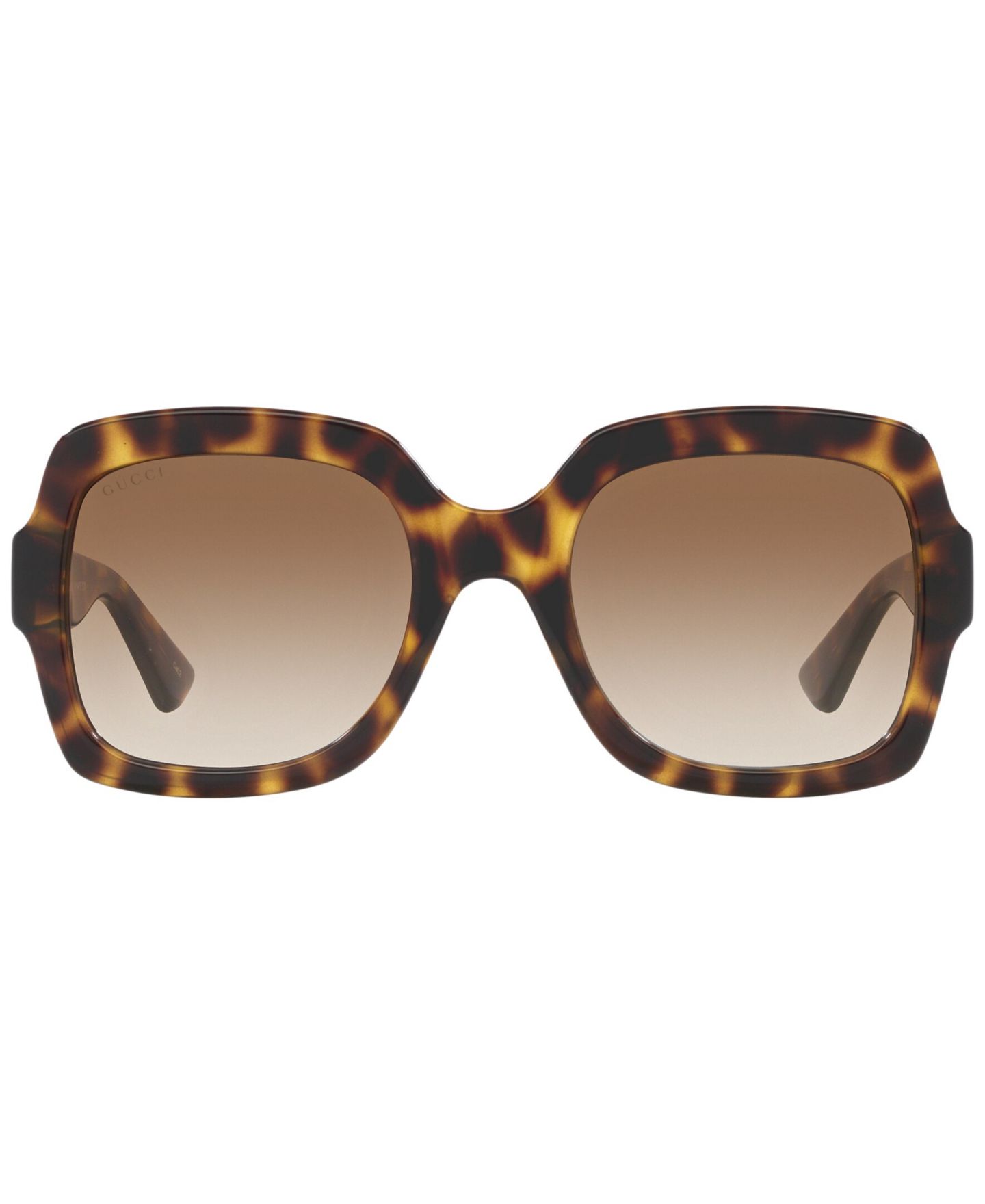 Женские солнцезащитные очки Gucci Sunglasses, GG1337S, цвет: Черепаховый — фото 6