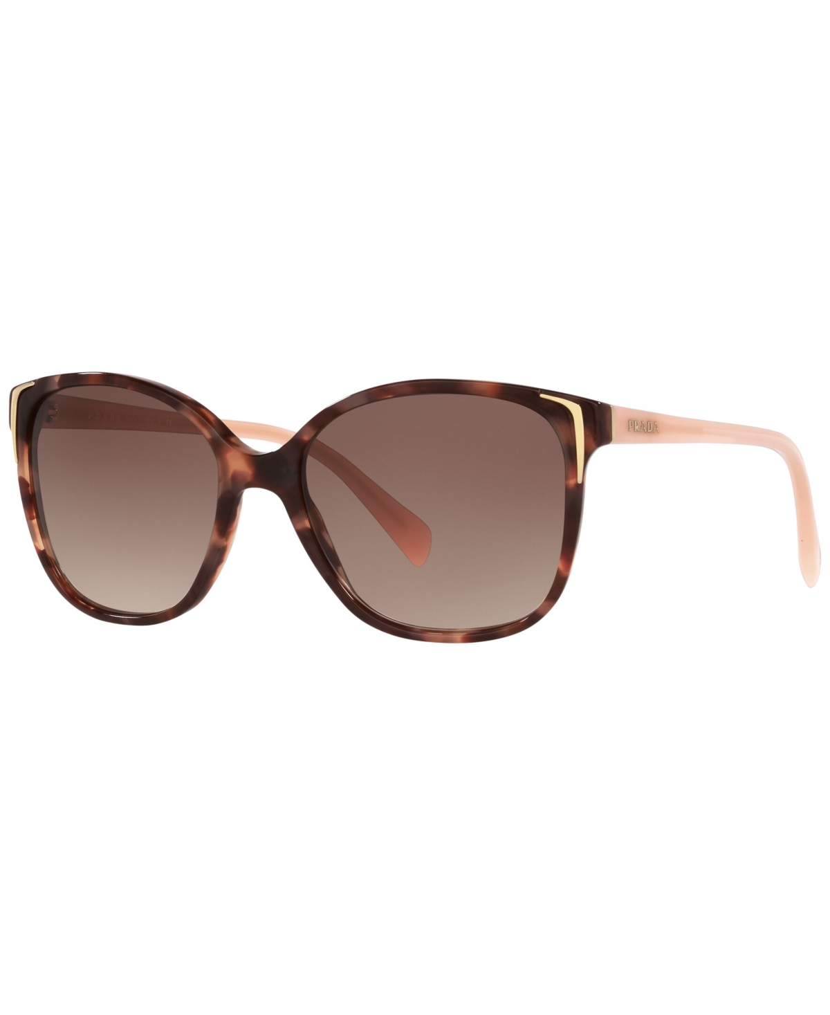 Prada Women's Sunglasses, Pr 01os In Spotted Brown Pink