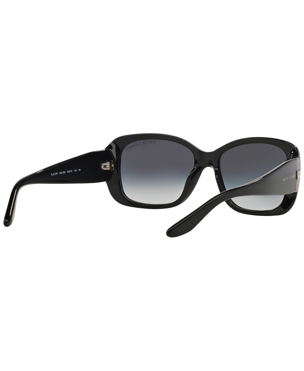 Shop Ralph Lauren Women's Sunglasses, Rl8127b In Shiny Black