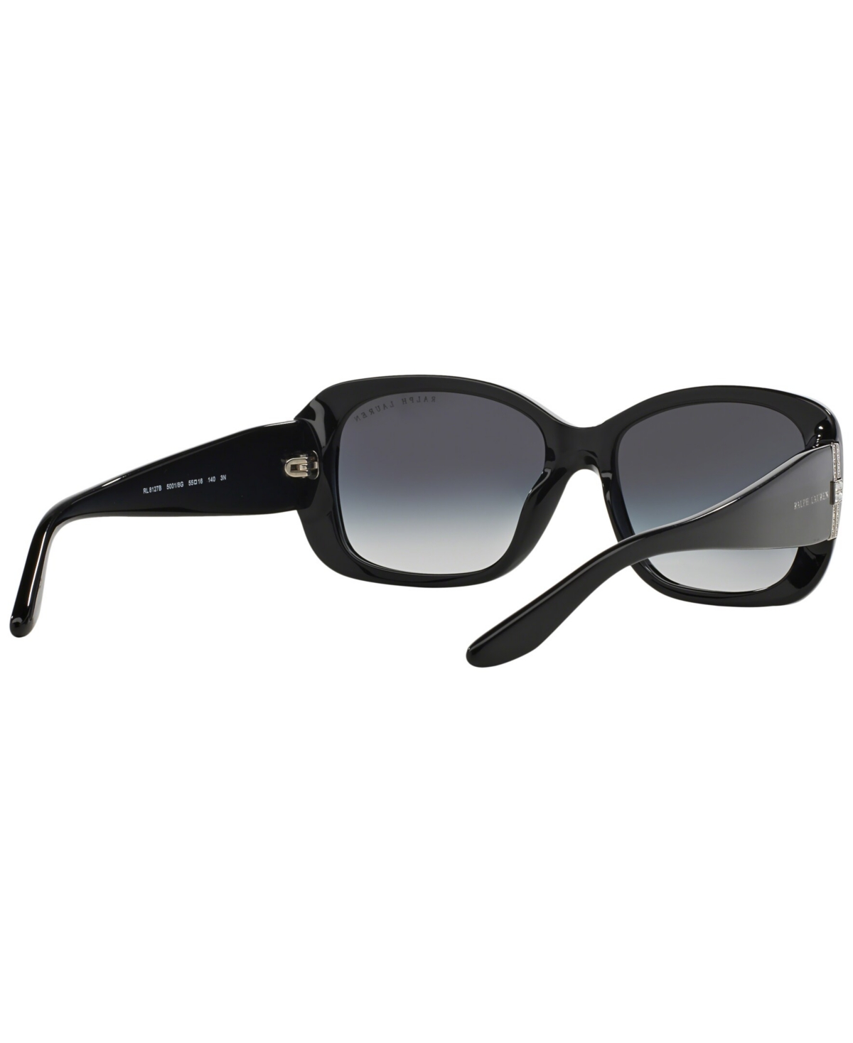 Shop Polo Ralph Lauren Women's Sunglasses, Rl8127b In Shiny Black