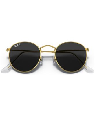 Men's Polarized Sunglasses, Round Metal