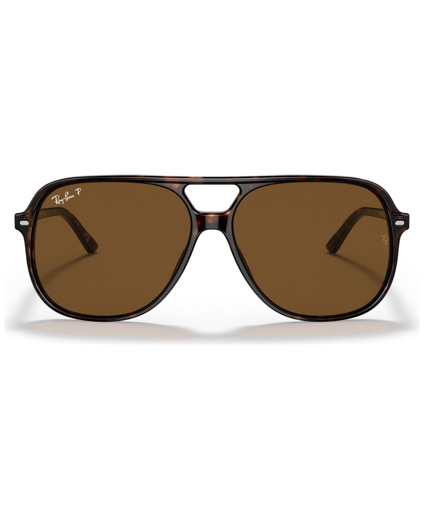 Солнцезащитные очки Ray-Ban Unisex Polarized Sunglasses, Bill, цвет: Гавана — фото 5
